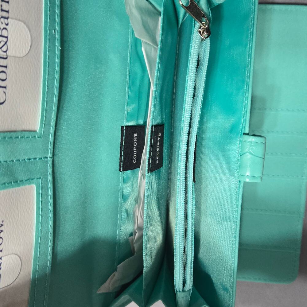 Croft & Barrow Women's Teal Trifold RIFD Wallet - Picture 4 of 7